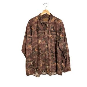 Clearwater Outfitters‎ Camouflage Caribou Shirt Pheasant XXL Hunting Long Sleeve